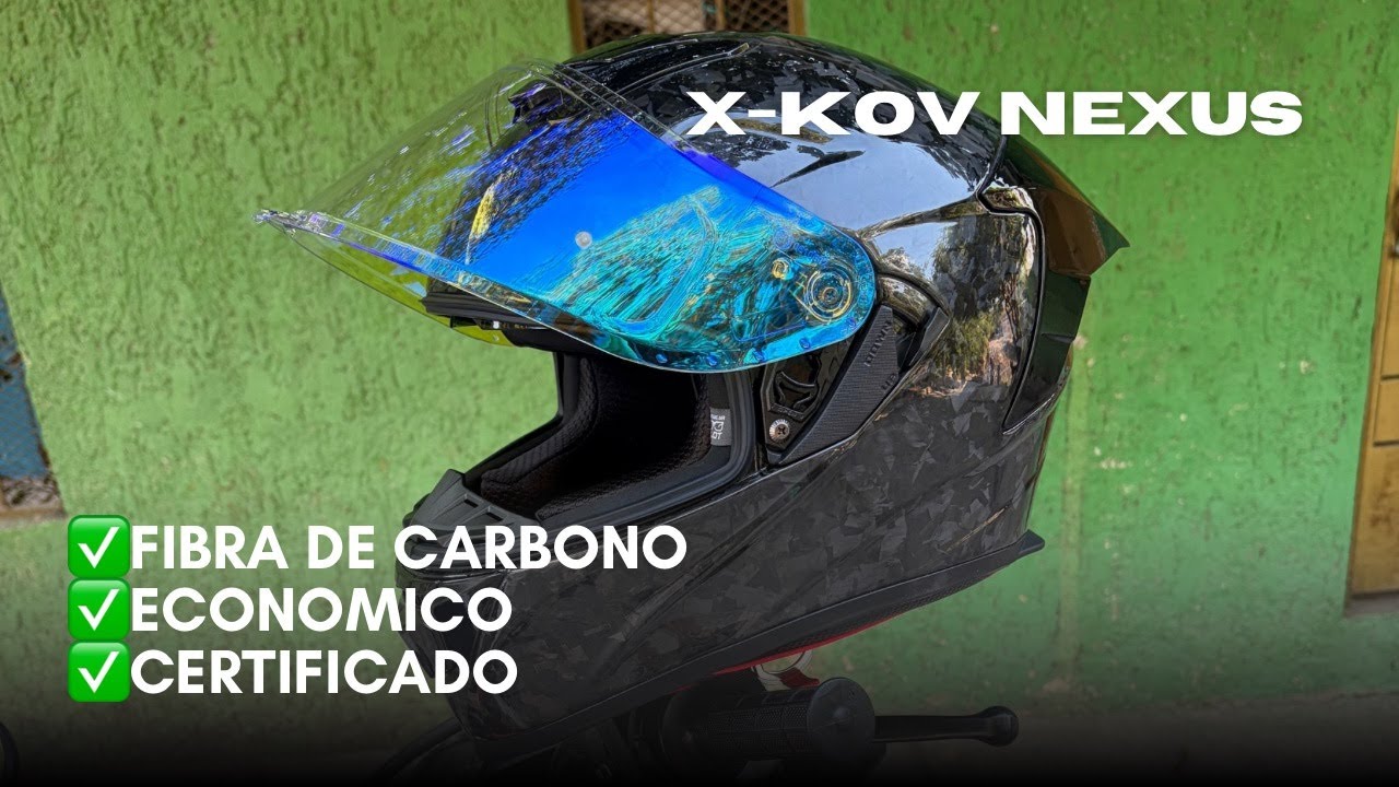 El casco de Fibra de Carbono mas economico y certificado | X-KOV Nexus