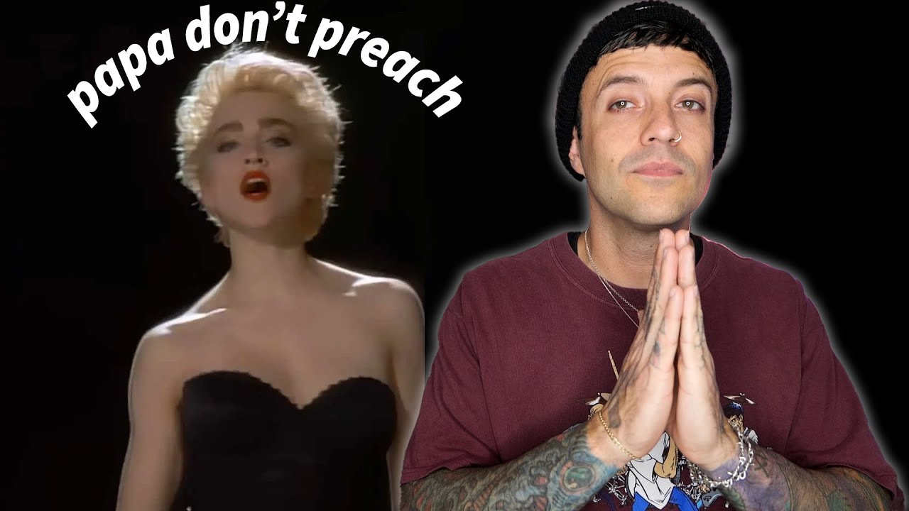 Мадонна - Papa Don't Preach (Официальное видео) РЕАКЦИЯ