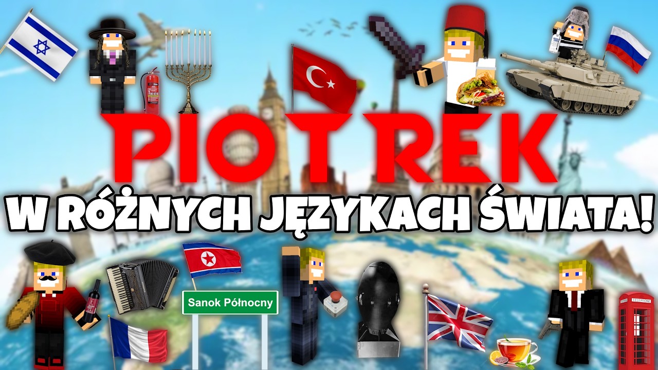 Piotrek w r&oacute;żnych językach świata! [Specjal z okazji 4K Sub&oacute;w]