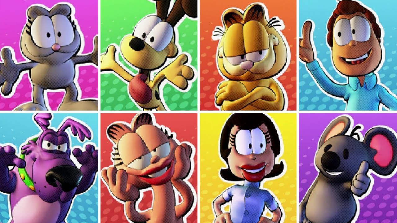 Garfield Kart 2 - All Characters