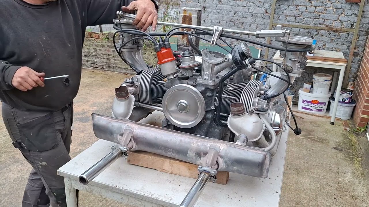 moteur cox 1641,first start,rodage arbre à cames.