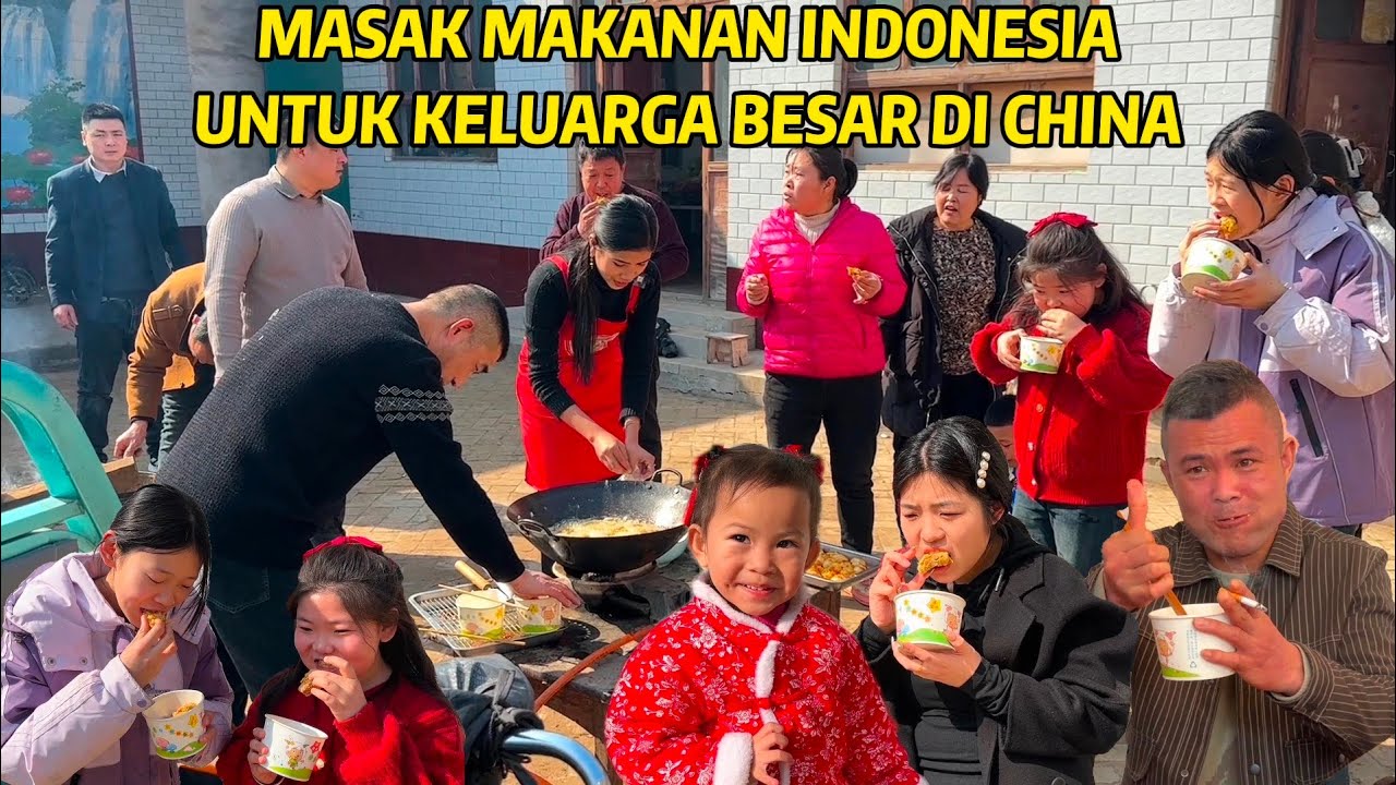 MASAK TELUR BALADO & AYAM GORENG KHAS INDONESIA UNTUK KERABAT DI CHINA, SEMUA MEMUJI RASANYA