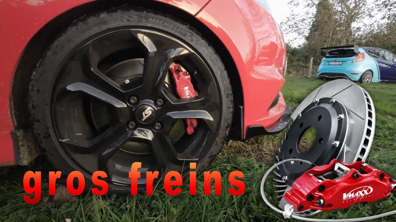 Kit gros freins Vmaxx 330mm flottants 4 pistons  - red4racing