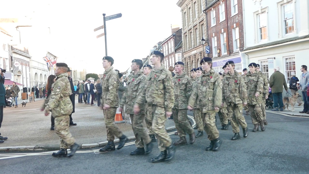 Remembrance March back 2017 Blandford Forum