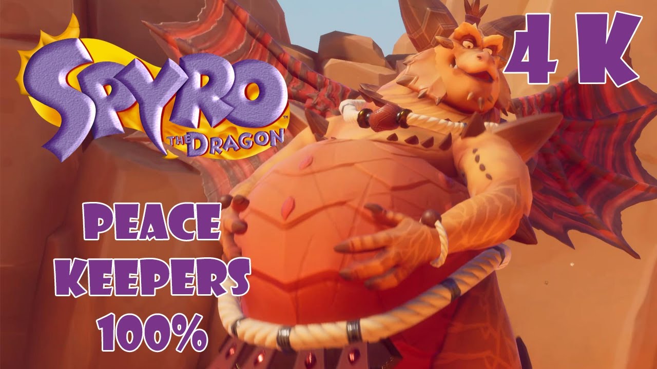 Spyro Reignited//Spyro The Dragon//Peace Keepers//4K GRAPHICS