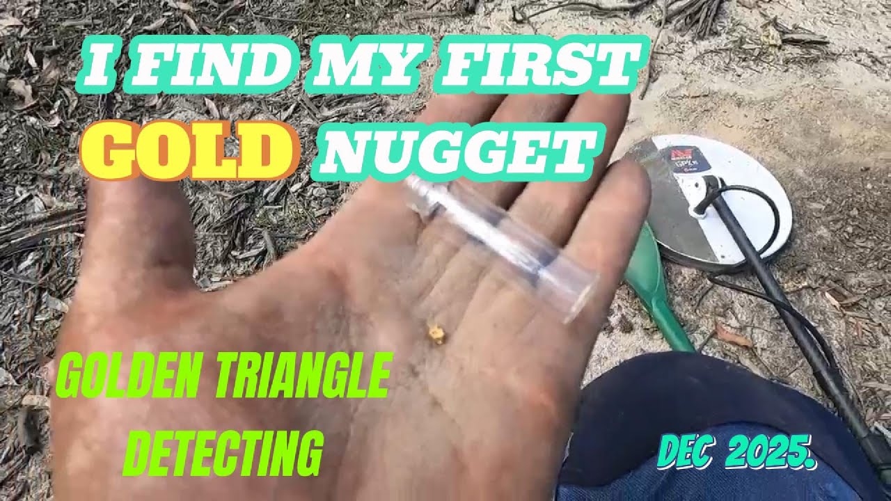 GOLD DETECTING IN DUNOLLY & ELAINE VICTORIA. MY FIRST GOLD NUGGET. #golddetecting #goldcollector