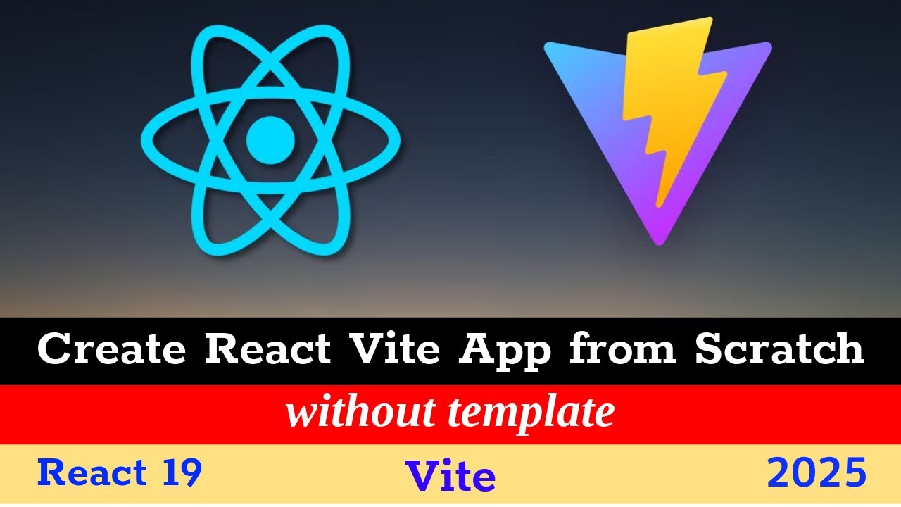 How to Setup React Vite Project from Scratch | No Boilerplate template | Working of react vite app
