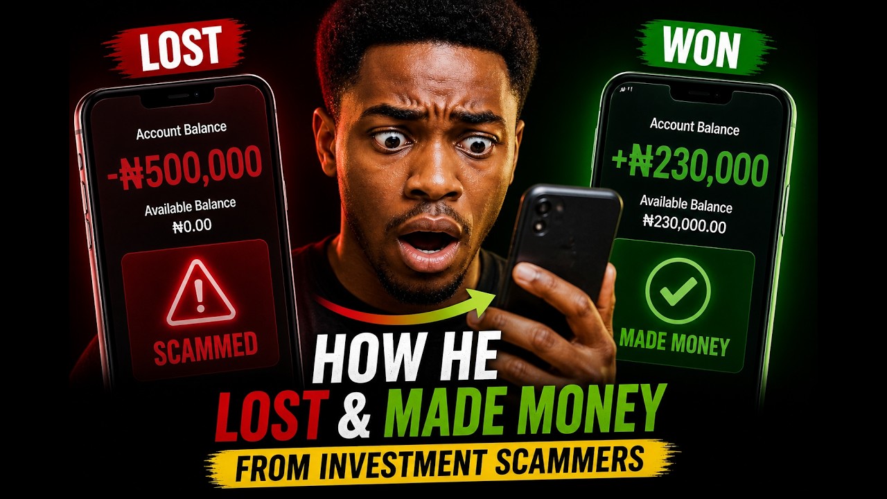 How He Lost & Made Money from Investment Scammers