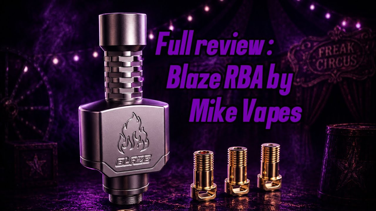 Full review for Blaze Rba by ThunderHead Creation & Mike Vapes using  @MadArtisanCoils ! 