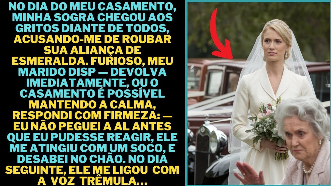 No dia do meu casamento, minha sogra chegou aos gritos diante de todos, acusando-me de roubar sua ..