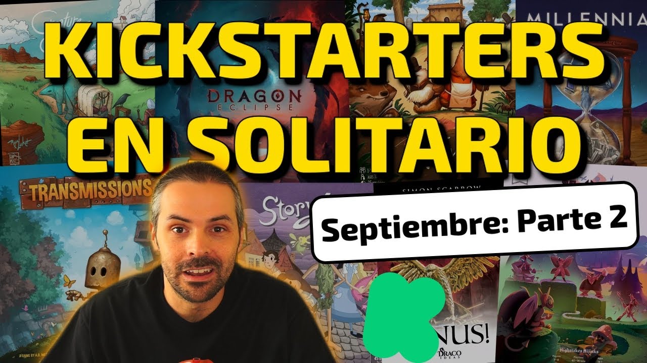 MEJORES KICKSTARTERS en SOLITARIO de Septiembre 2023. Parte 2: Dragon Eclipse, Final Girl...