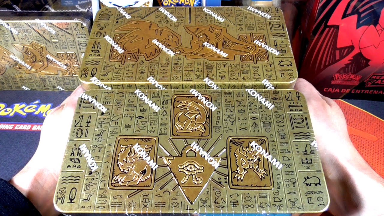 ABRIENDO DOS LATAS DORADAS DE YU-GI-OH! 2021 Lata de antiguas batallas VS 2022 Lata de los dioses!