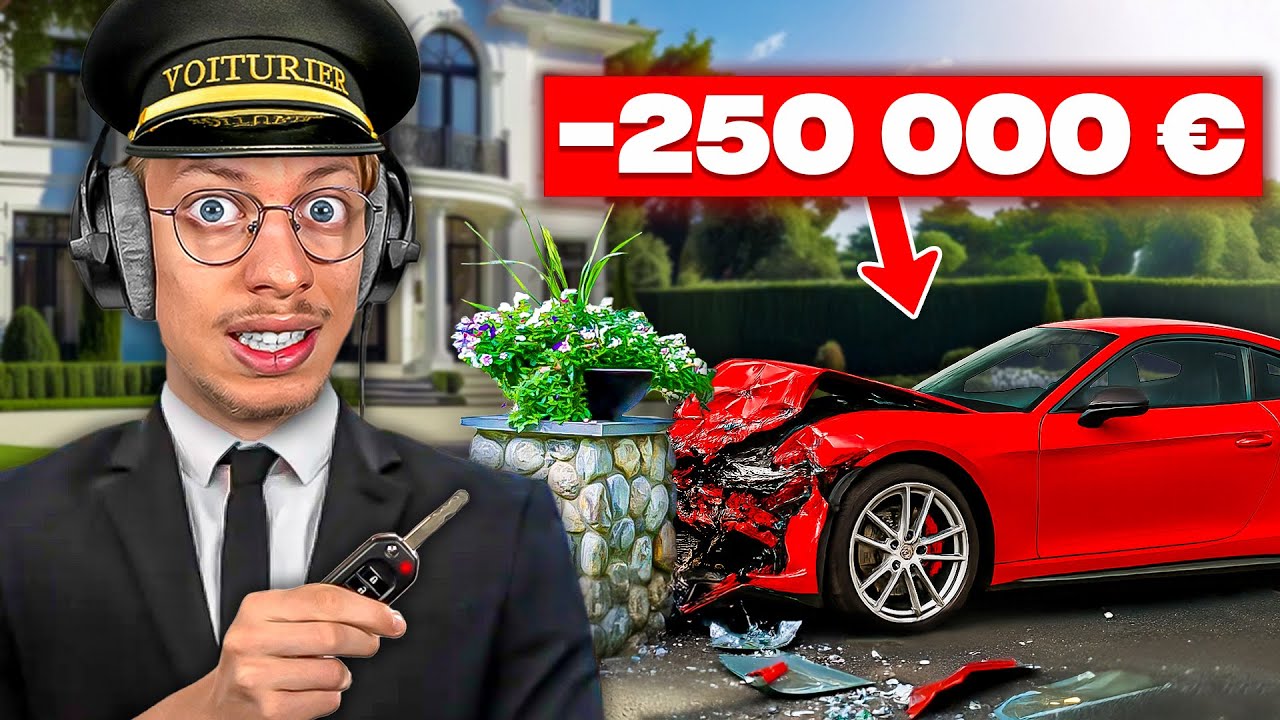 J'ai DÉTRUIS les VOITURES de mes Clients, sans faire exprès... (Valet Simulator)