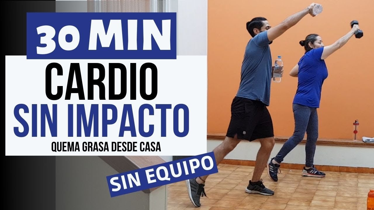 🔥Cardio sin saltos para perder peso rápido🔥cardio quema grasa sin impacto💥 Principiantes o sobrepeso