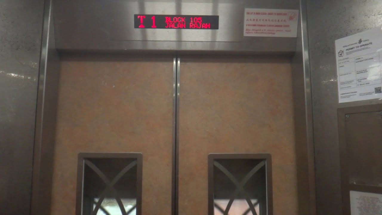 Blk 105 Whampoa Residential HDB, Singapore - Mitsubishi GPS-III Traction Elevator