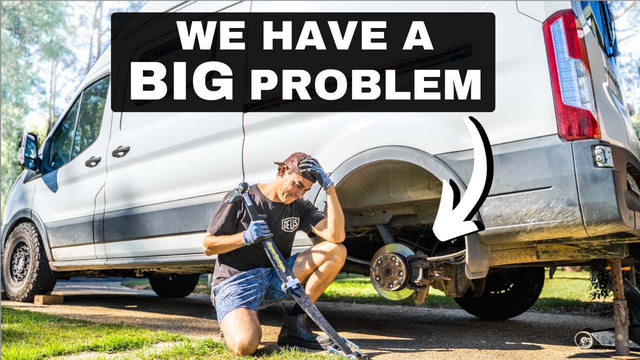 We're TOO HEAVY- Upgraded our Suspension to SUPER SPRINGS | Ford Transit Conversion