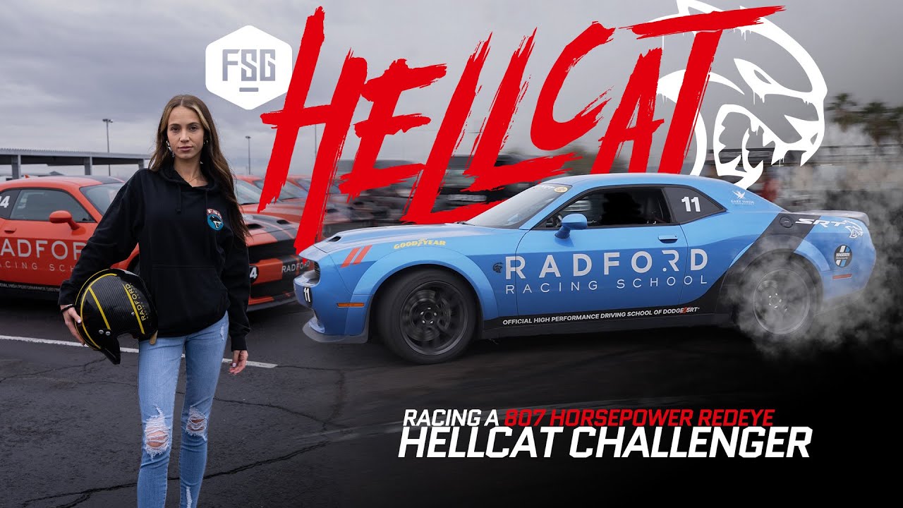 Hot Laps in a 807hp HELLCAT REDEYE! What Radford Racing School Is Really Like...