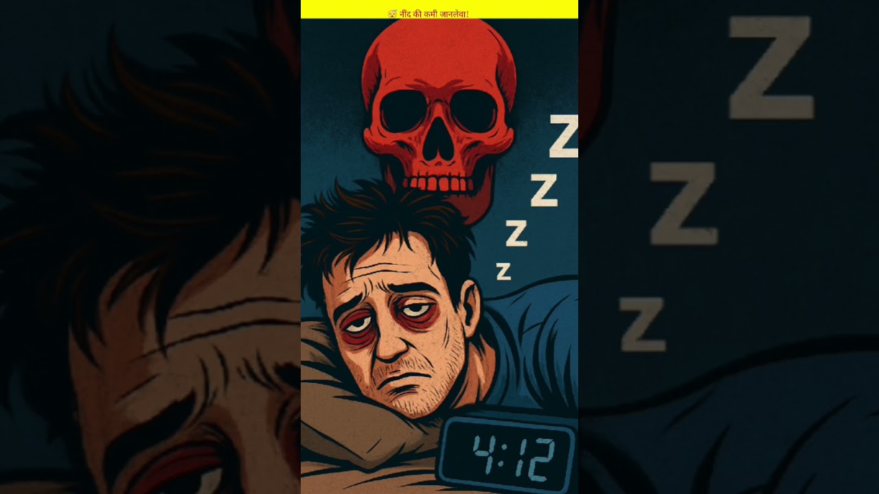 Lack of sleep can be deadlier than hunger! 😱💤 