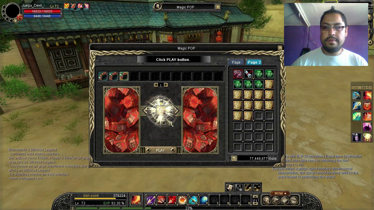 Como utilizar el Magic pop / SilkRoad Legend