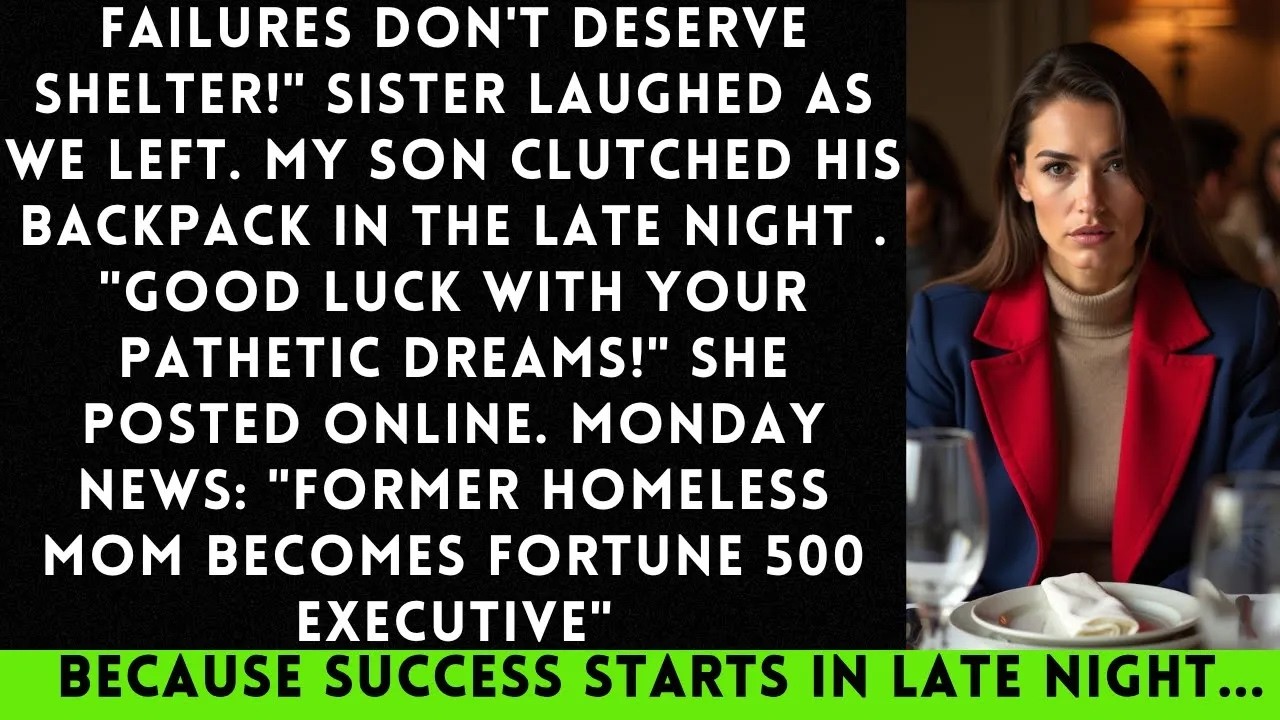 Sister Made Us Leave Late at Night, Called Us 'Family Shame' — Then I Got a CEO Position...