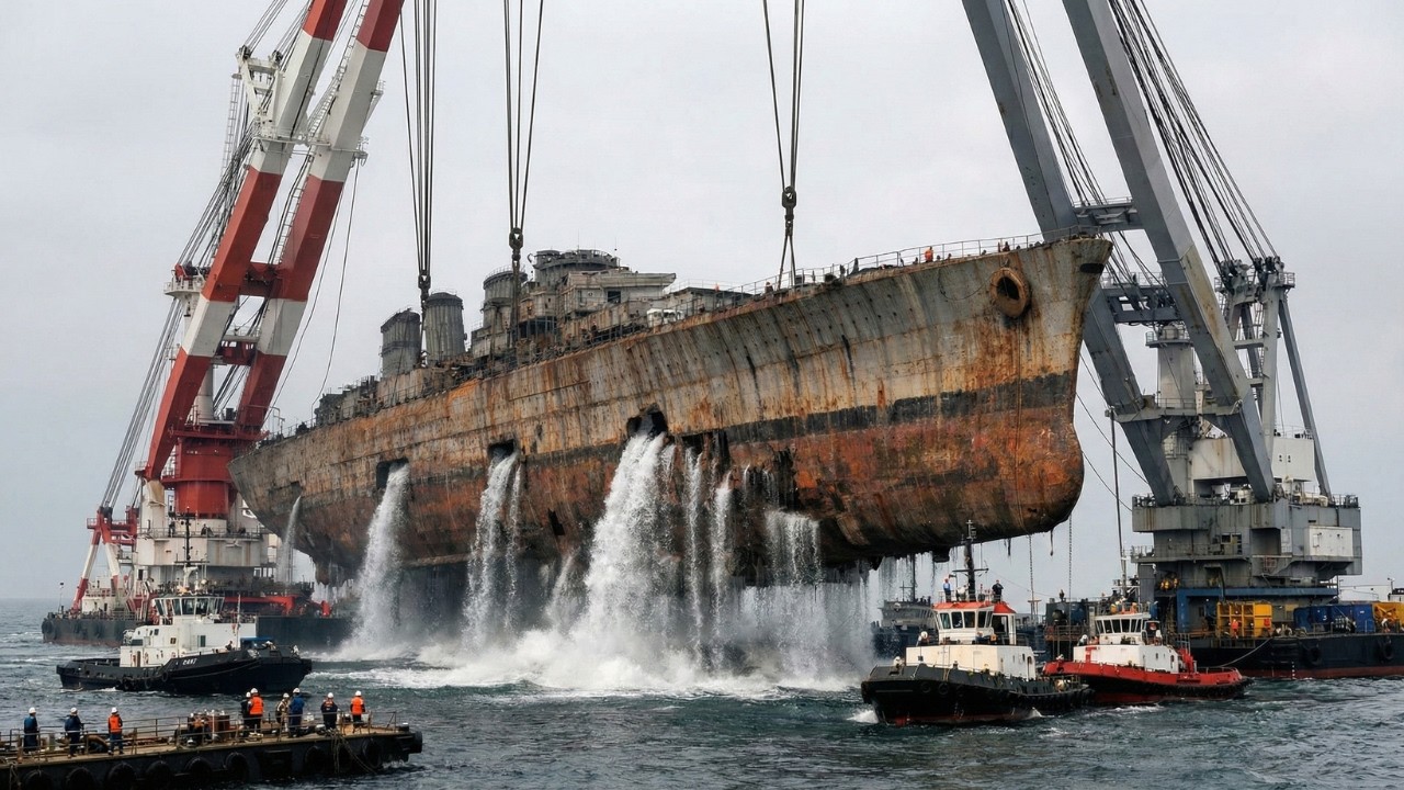 HMS Hood Recovered After 108 Years — Britain’s Legendary Battlecruiser Rebuilt and Returned to Sea