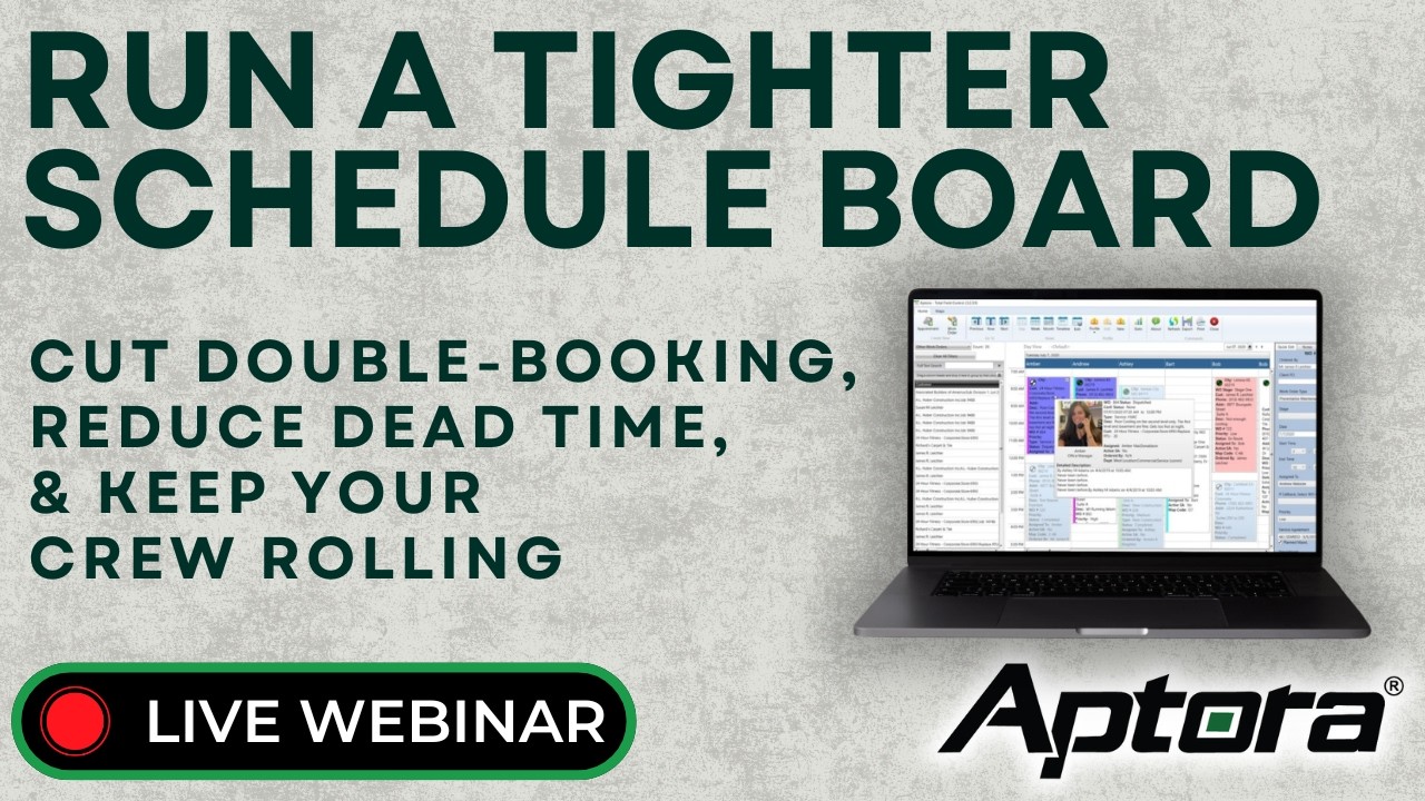 Run a Tighter Schedule Board: Cut Double-Booking, Reduce Dead Time, & Keep Your Crew Rolling