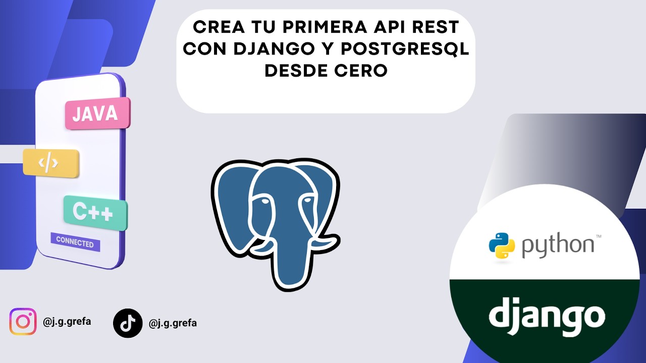 Crea tu Primera API REST con Django y PostgreSQL desde Cero 🚀