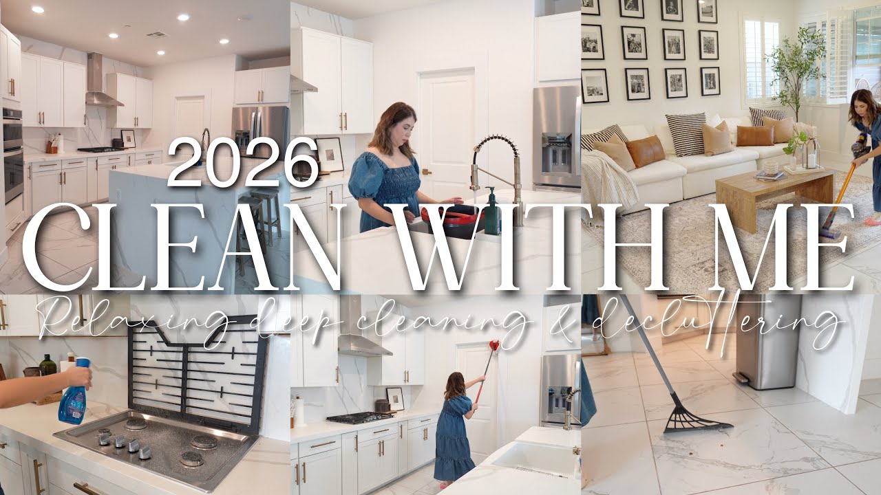 CLEAN WITH ME 2026 \\ DEEP CLEAN , DECLUTTER & ORGANIZE 2026
