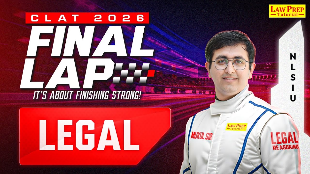 CLAT 2026: Legal Reasoning | CLAT 2026 Preparation | Legal Current Affairs for CLAT Exam