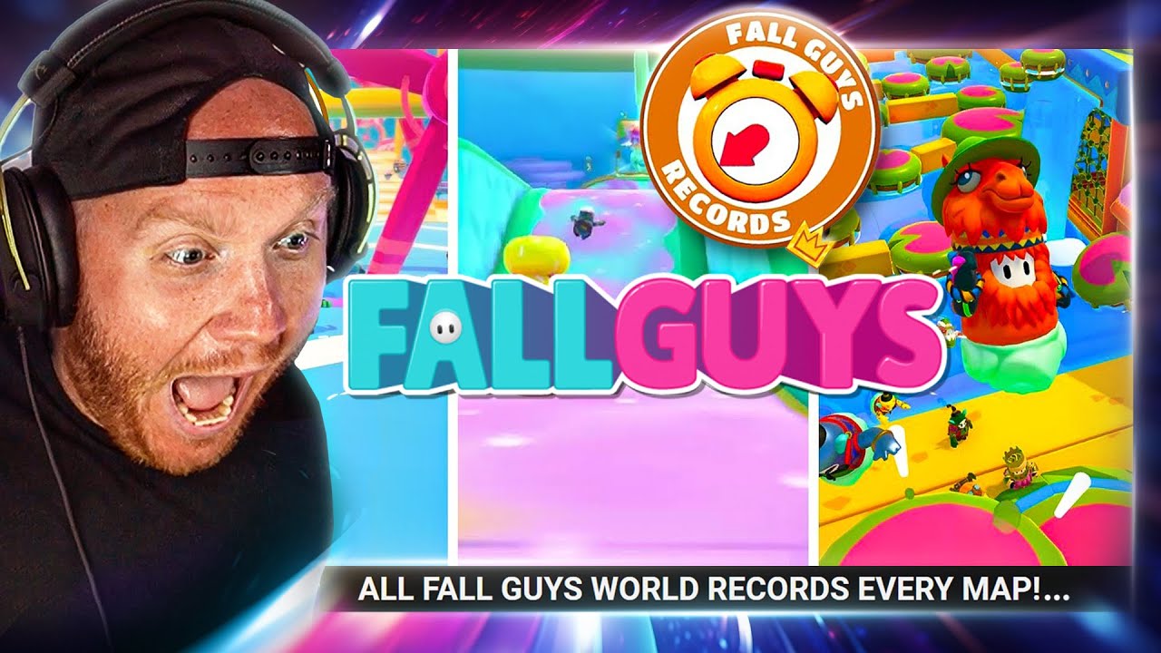 TIMTHETATMAN REACTS TO FALL GUYS WORLD RECORD SPEED RUNS