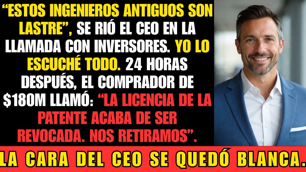 El CEO me despidió por ser “peso muerto”… 24 horas después arruiné su acuerdo de 180 millones