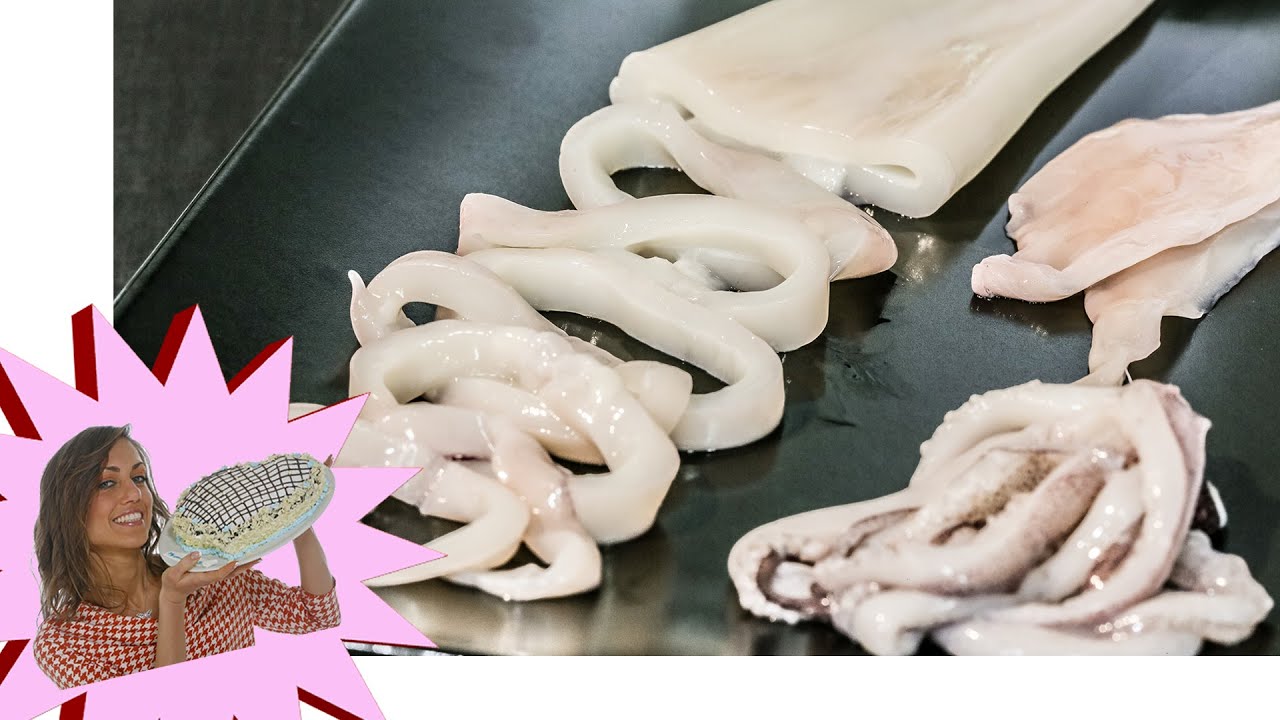 Pulizia Calamari - Come pulire i calamari