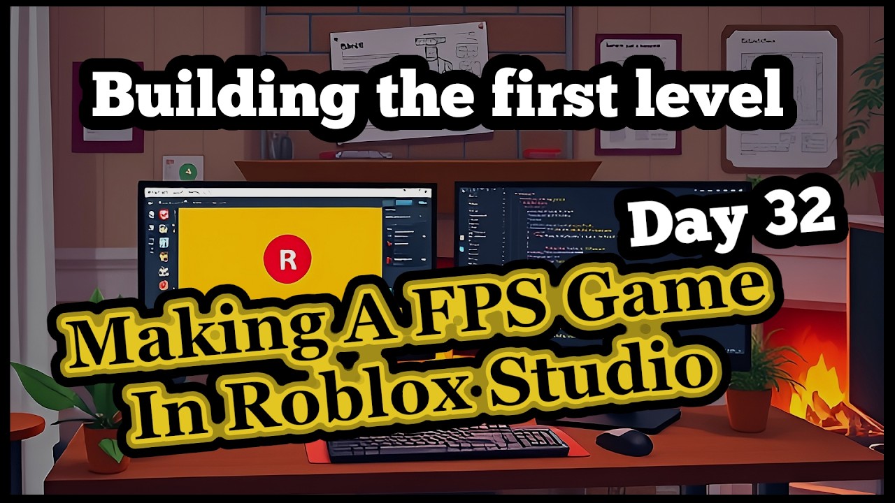 Day 32 - Building the first level - FPS game
