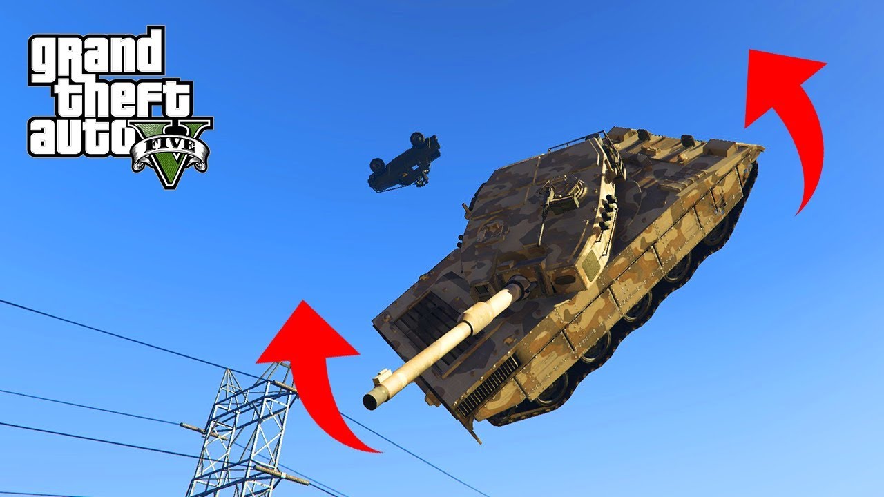 GTA V Freeroam - DE VLIEGENDE TANK GLITCH WEER PROBEREN!