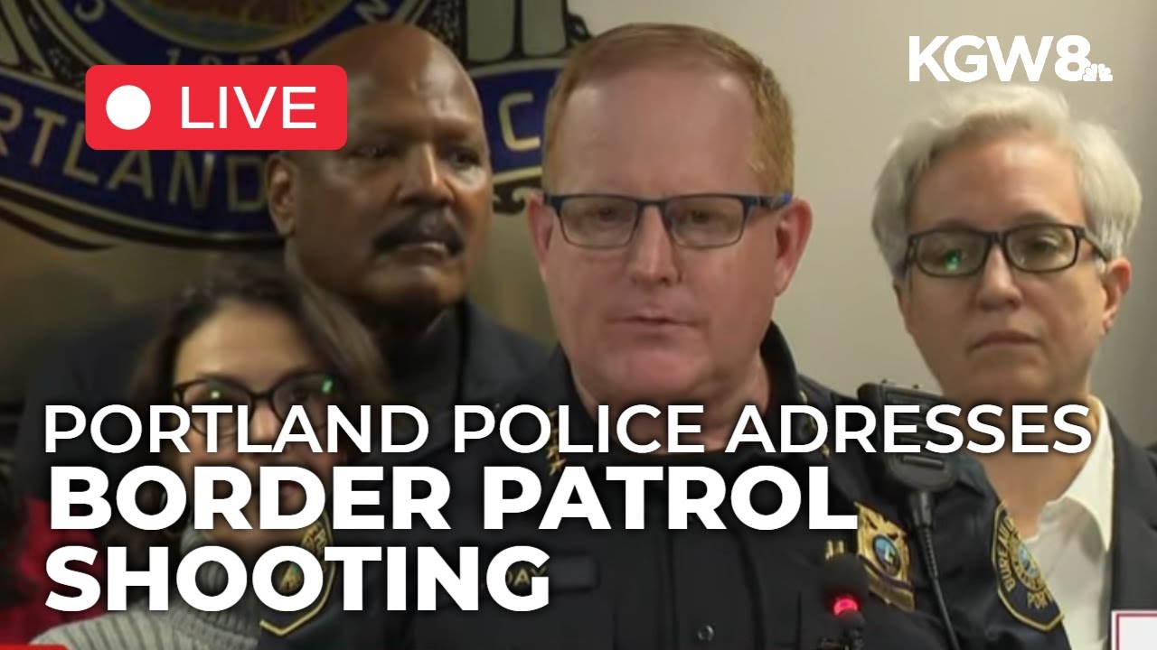 Portland Police Chief Bob Day shares details after 2 people were shot by Border Patrol officers