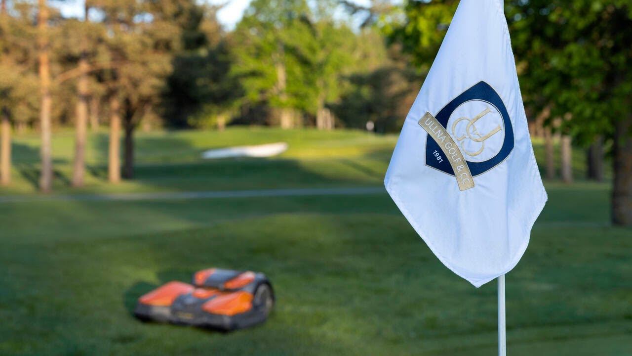 Husqvarna CEORA robotic mower tested at Ullna Golf & Country Club – hear about the results