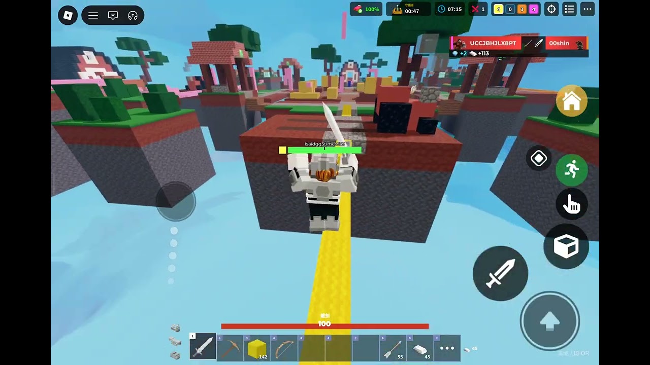 I should have keep shooting fireballs instead of fight directly... BEDWARS