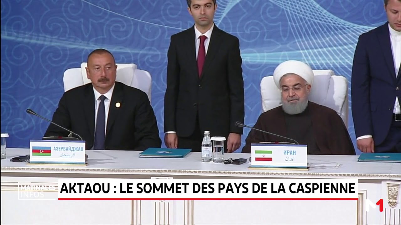 Le statut de la mer Caspienne, objet d'un accord historique.