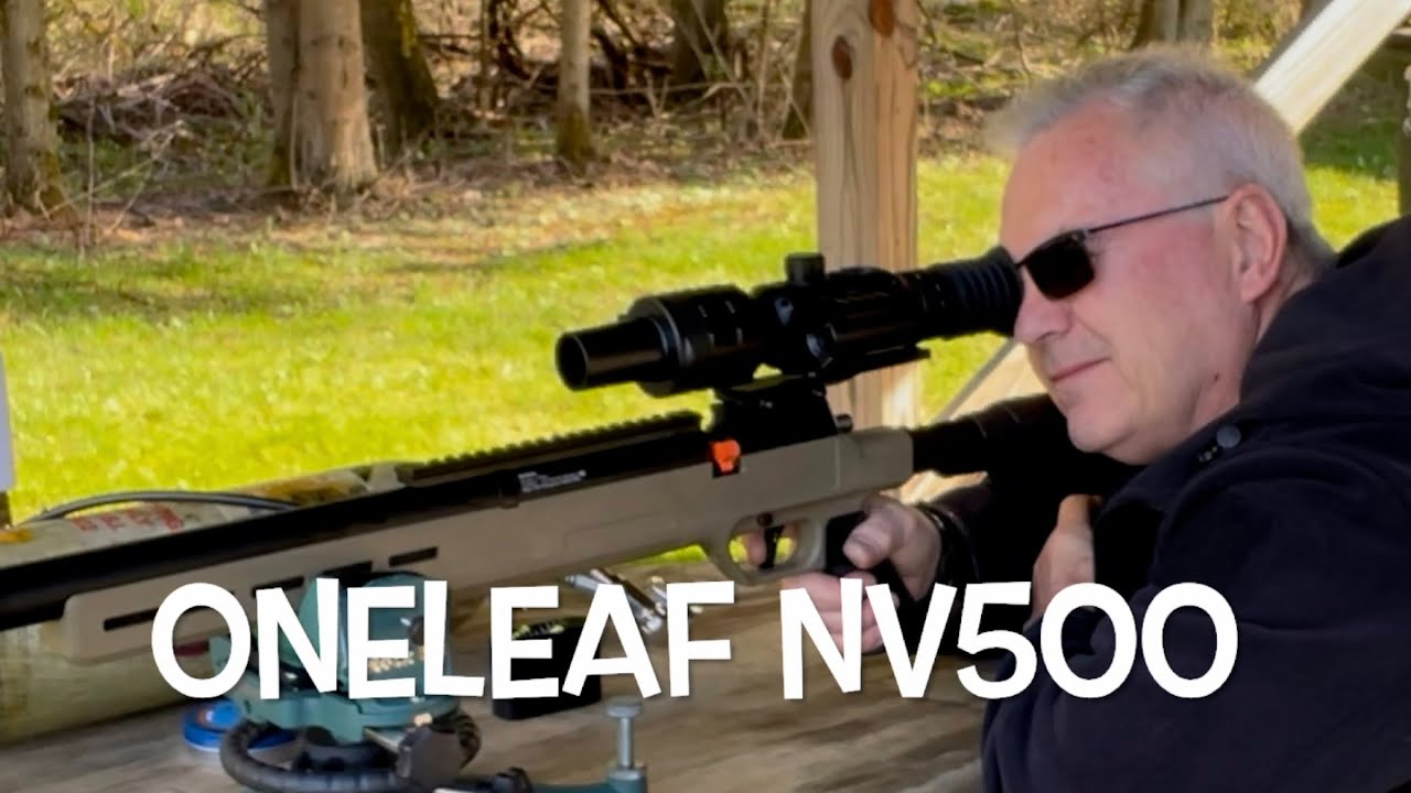 Oneleaf NV500 commander day/night digital scope initial testing & plinking on my Barra 250z
