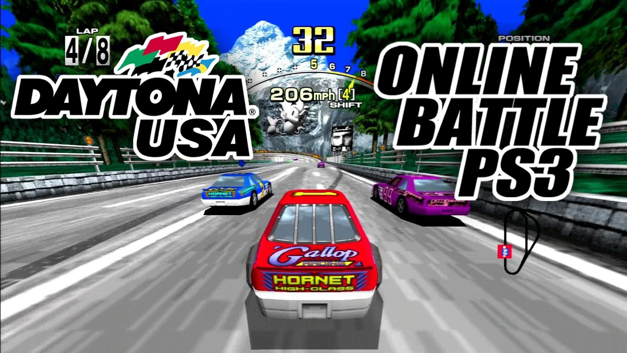 Daytona USA - Online Battles (PS3)