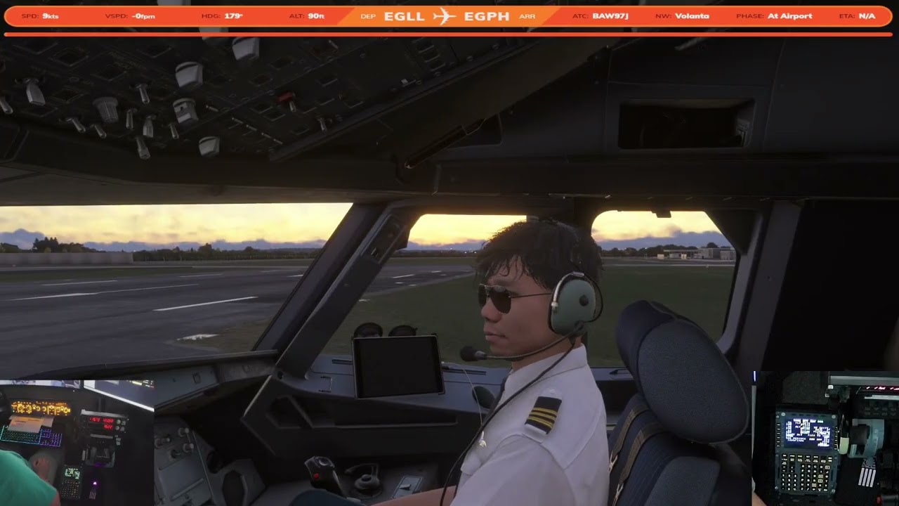 Inibuilds Heathrow - Edinburgh British Airways A319 MSFS2024 VATSIM EDIT