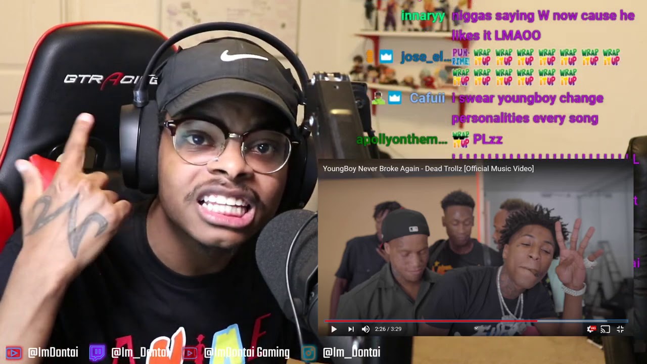 ImDontai Reacts To NBA Youngboy   Dead Trollz