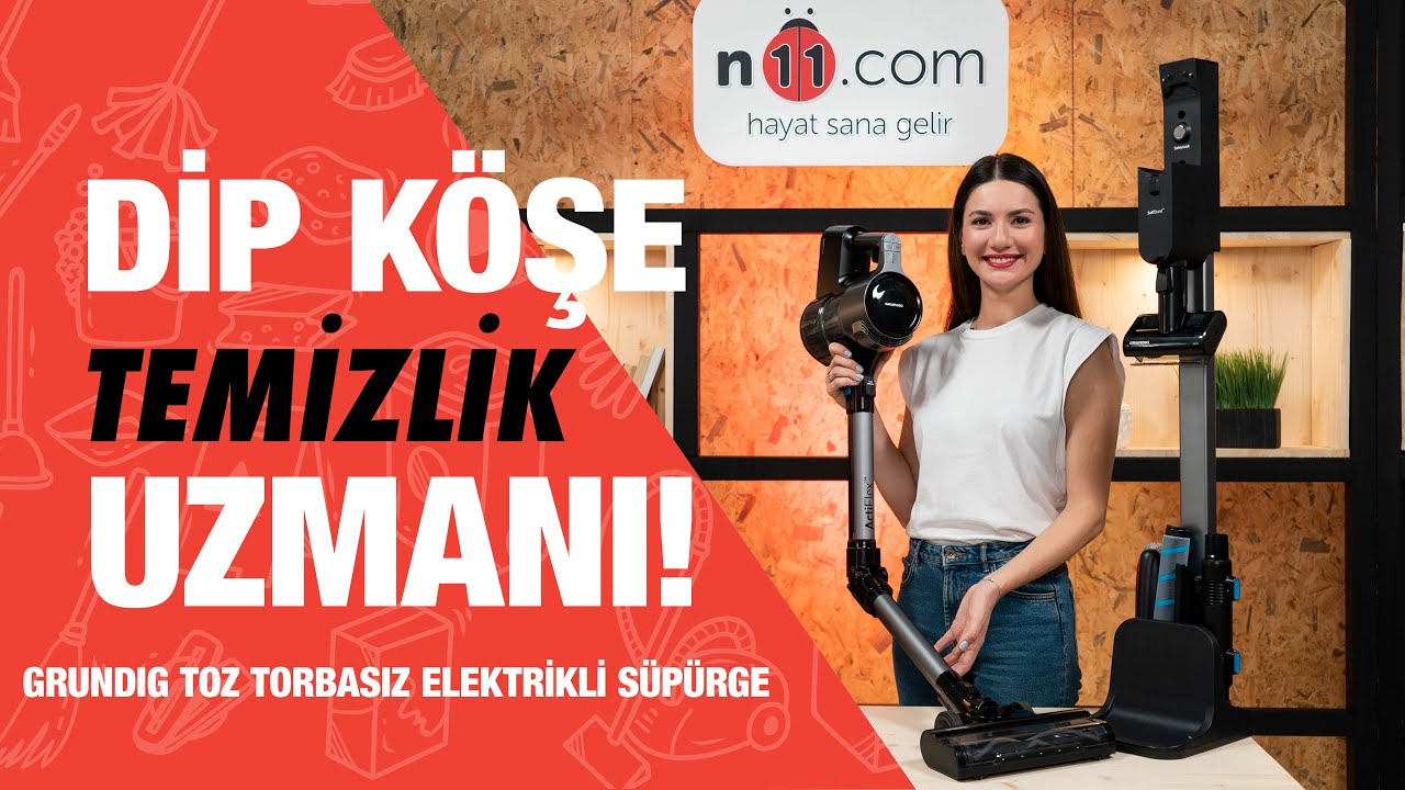 Grundig Kablosuz Elektrik Süpürgesi Kutu Açılışı ve İnceleme - n11.com ile Kutuda n var?