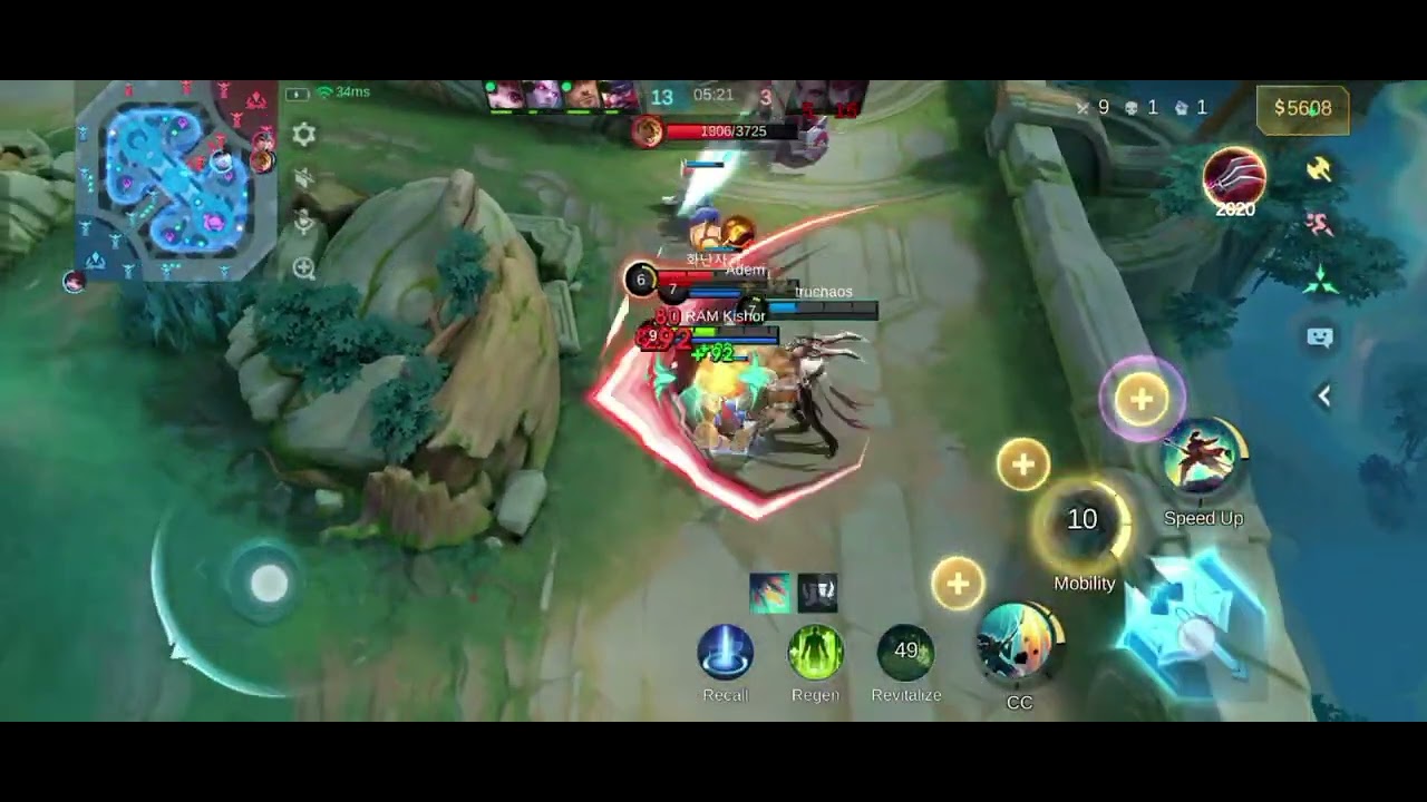 Mega kill and victory in moba Legends gaming #mobalegends5v5 #gyangaming #raistar 