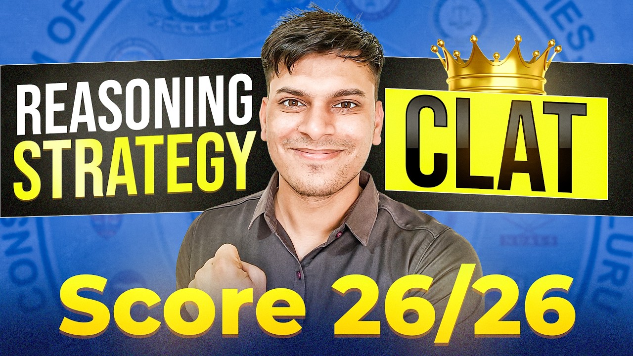 How EXACTLY to study LOGICAL REASONING for CLAT 2027 🔥😍