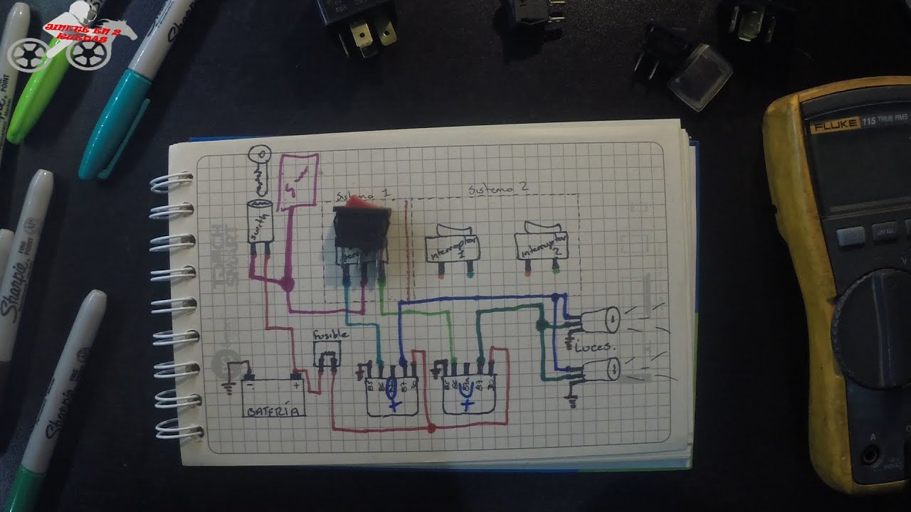 INSTALACIÓN PROFESIONAL DE LUCES AUXILIARES O EXPLORADORAS DE DOS MODOS DE LUZ - Jinete en 2 ruedas