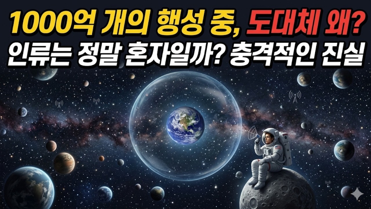 🌙 틀어놓고 주무세요: 페르미 역설 - 인류가 아직 이해하지 못한 가장 소름 돋는 질문