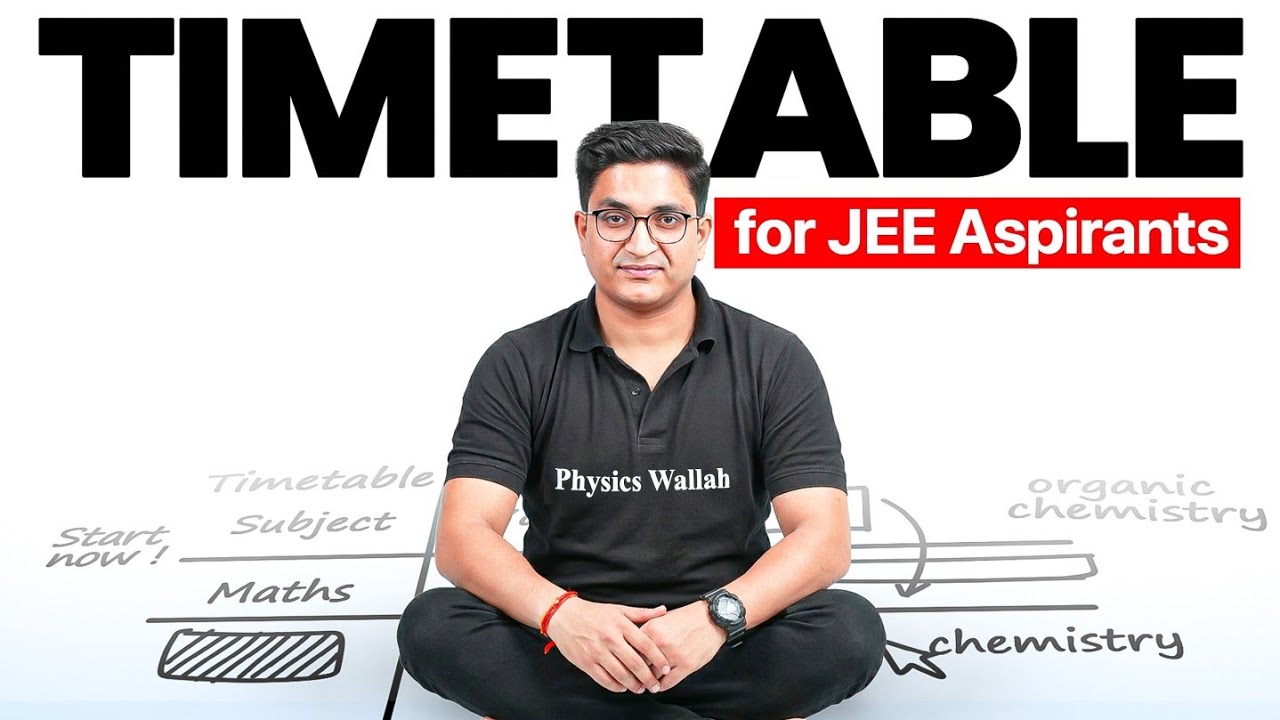 Best Timetable for Every JEE Aspirant || Must Watch✅