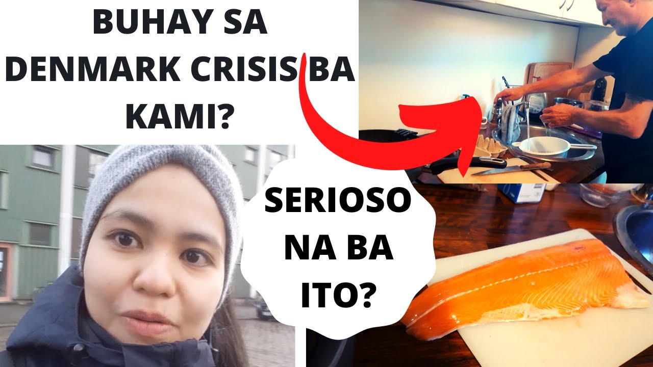 FILIPINA DANISH VLOG: QUARANTINE DAY WITH HUBBY SHOPPING HAUL+COOKING SALMON