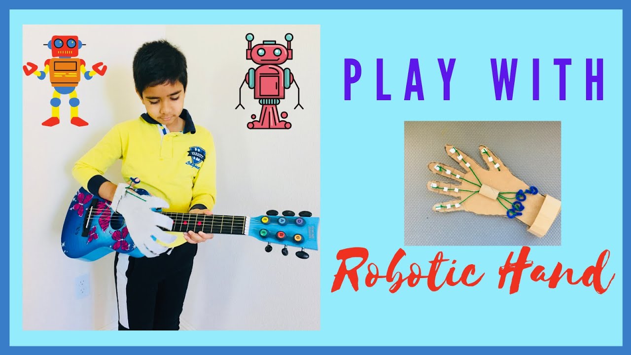 Easy ART AND SCIENCE Activity - ROBOTIC HAND DIY - Cardboard Craft Idea - 5 Minute Crafts for Kids